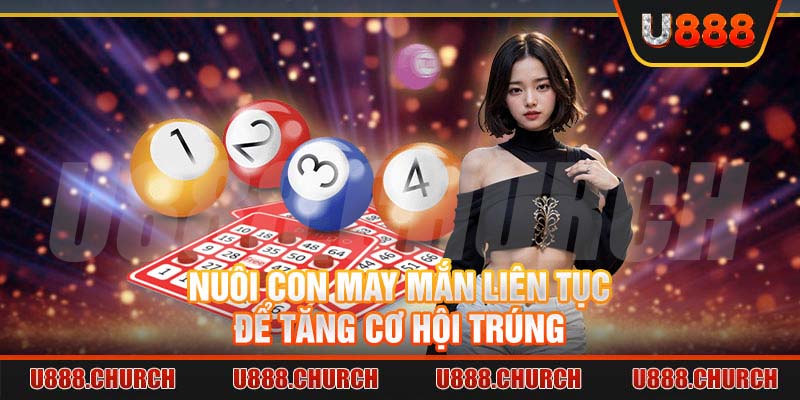 Nuôi con may mắn liên tục để tăng cơ hội trúng